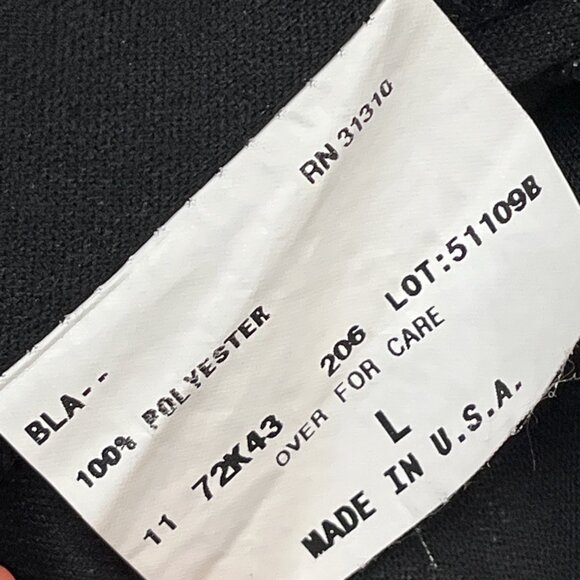 Vintage Buyer‎ Dress Womens L Black Chiffon Babydoll Red Ribbon Sash Y2K Fairy - Picture 6 of 7